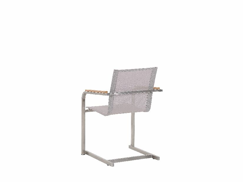 Záhradný set GROSSO/COLSO (dub) (laminát HPL) (béžové stoličky) (pre 6 osôb)