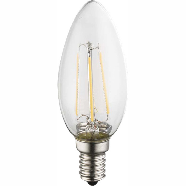 LED žiarovka Led bulb 10588-2 (nikel + priehľadná)