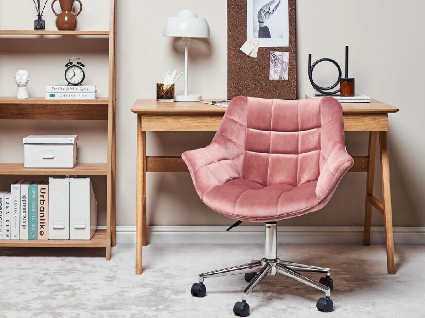 Kancelárska stolička Labza (ružová)