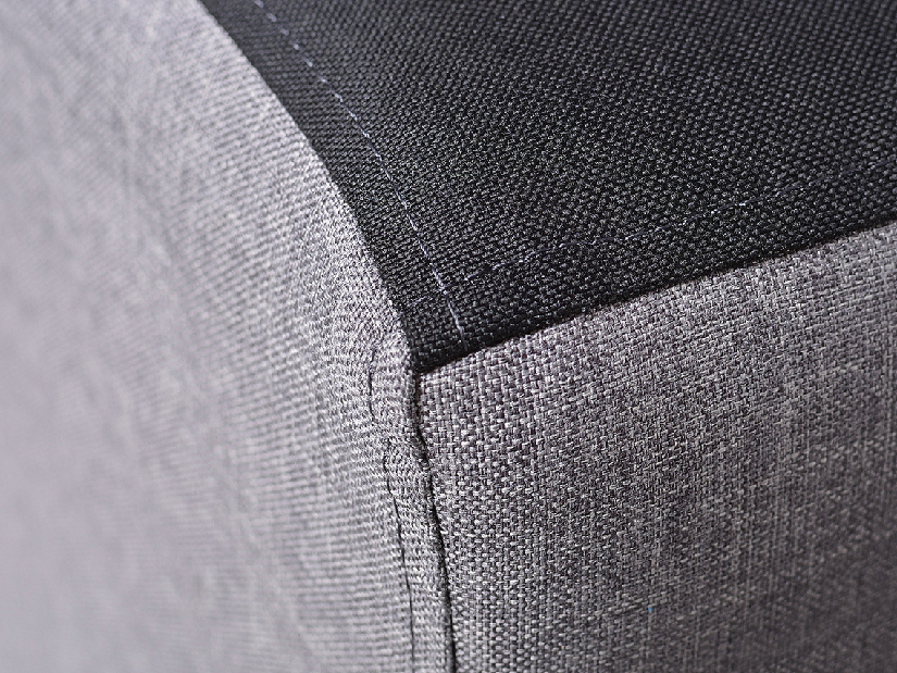 Rohová sedačka Maxtom (sivá + čierna) (P)