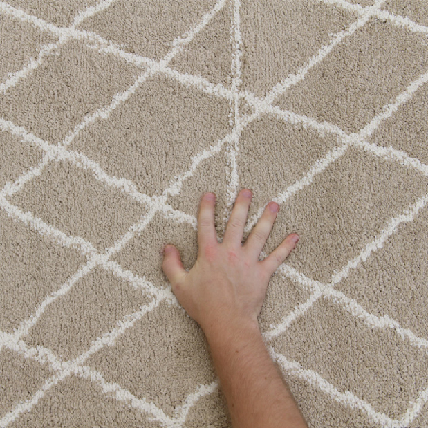 Kusový koberec 133x190 cm Tyrra (béžová + biela)