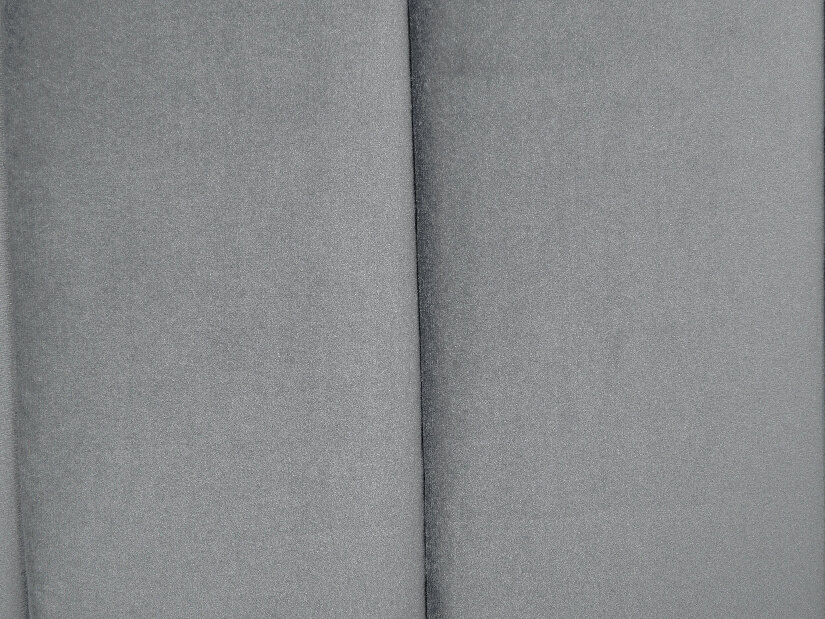 Manželská posteľ 160 cm MASALA (textil) (sivá) (s roštom)