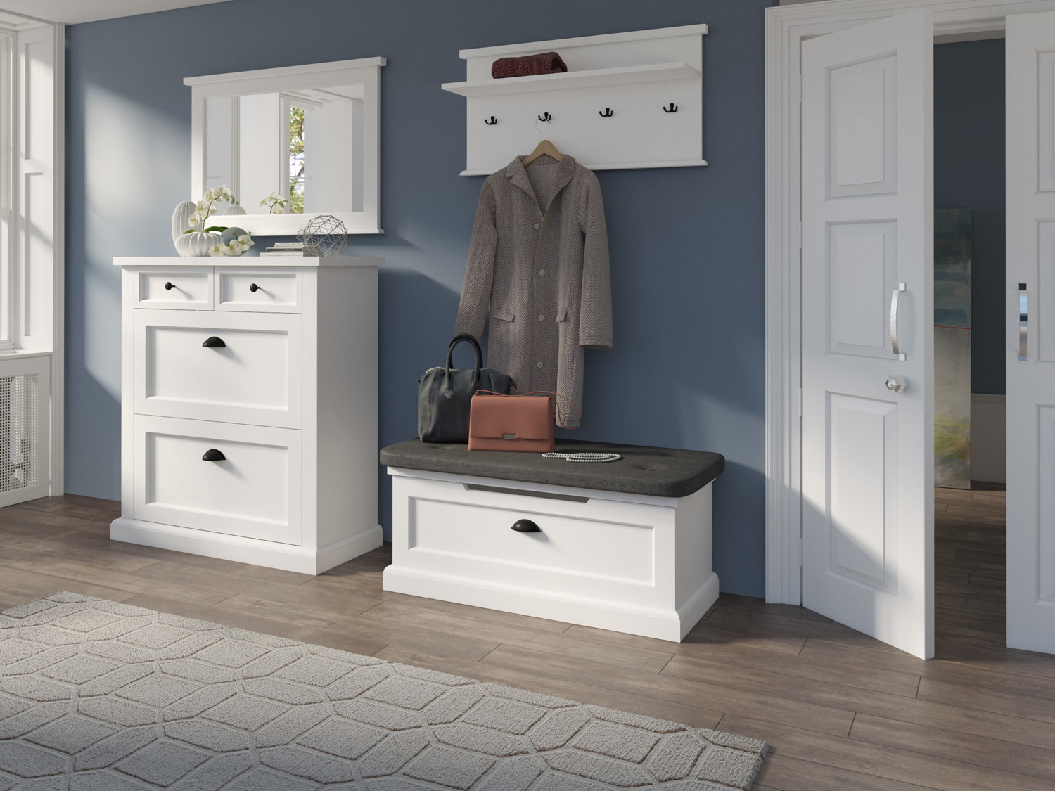 Botník Gaston (biela)