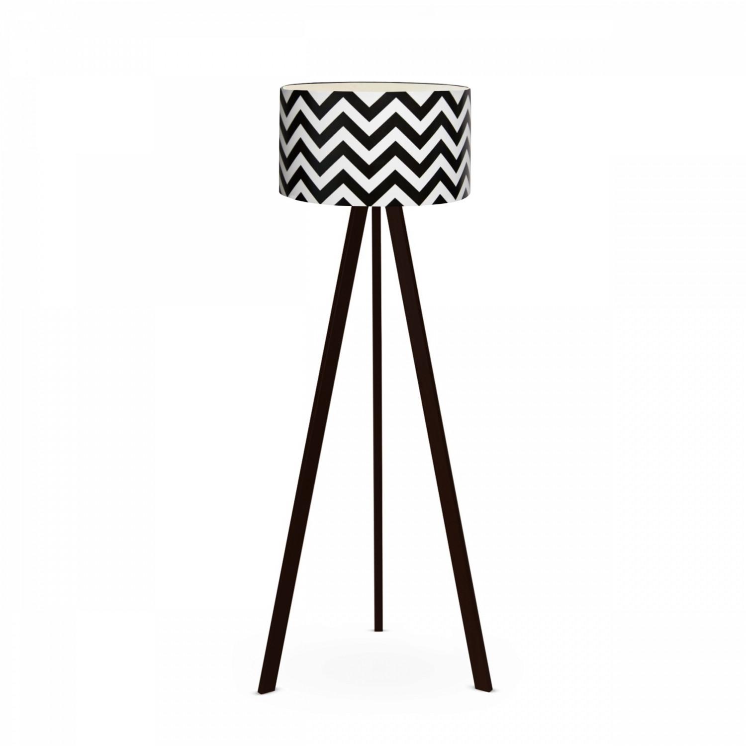 Stojanová lampa Amorekko 5 (čierna + biela)