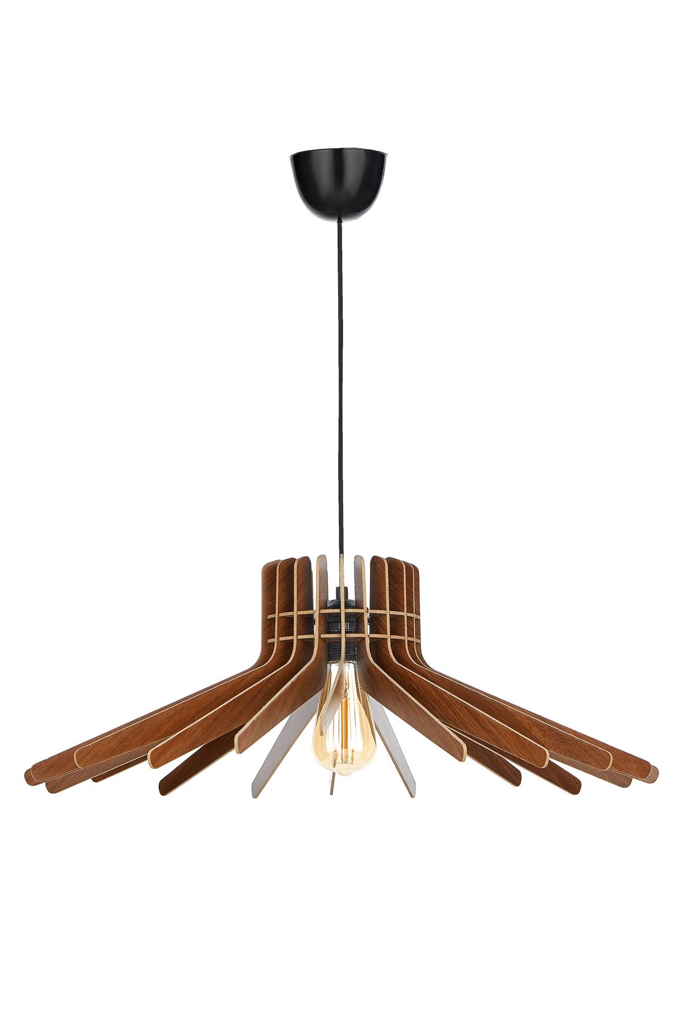 Stropné svietidlo Lusaretta 1 (orech)