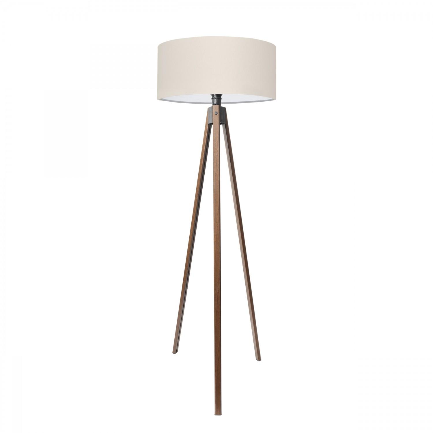 Stojanová lampa Autoressto 1 (krémová + hnedá)