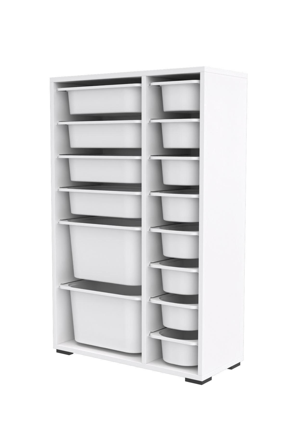 Organizér na hračky Dremonka 7 (biela)