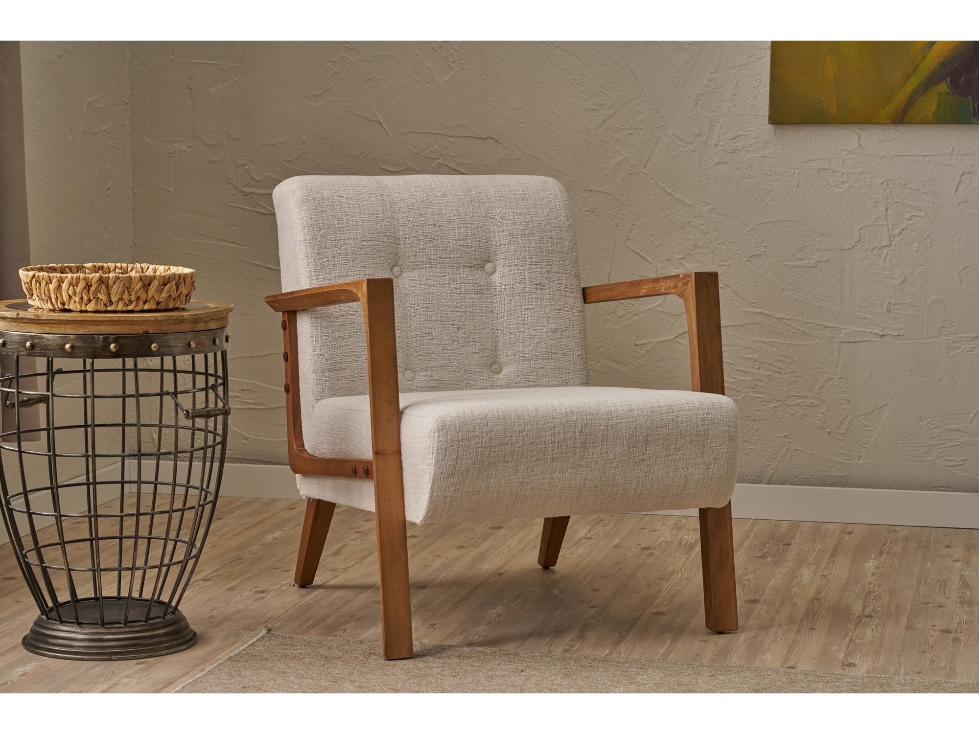 Kreslo Kramer K (krémová)