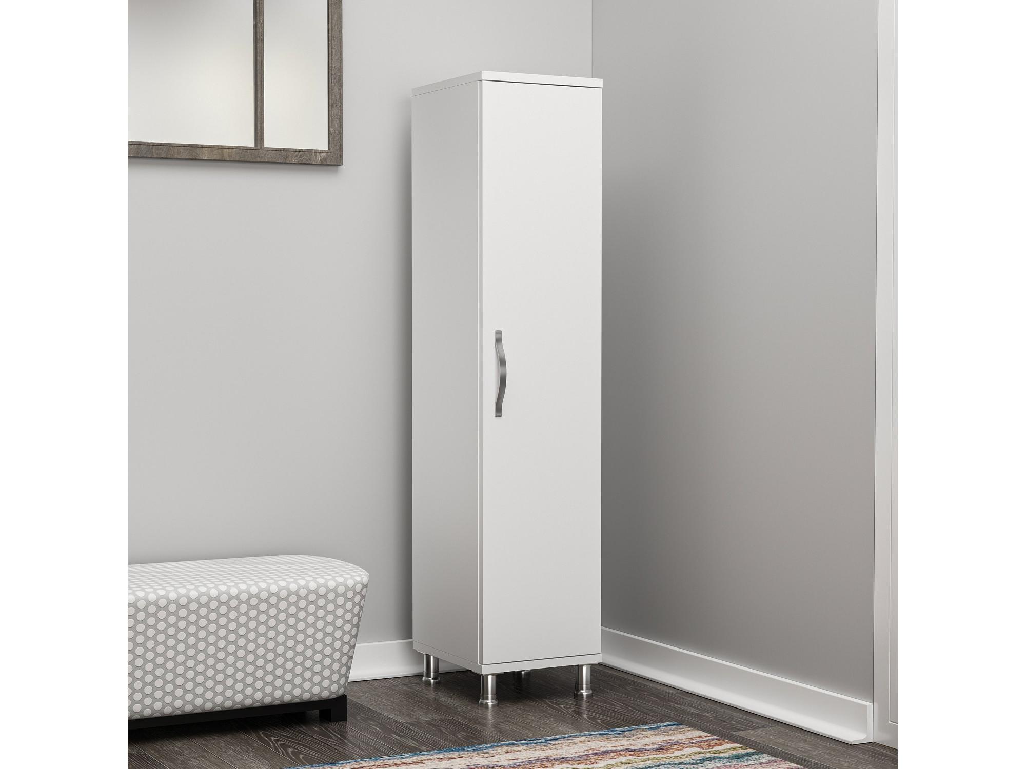 Policová skriňa Sawyer (biela)