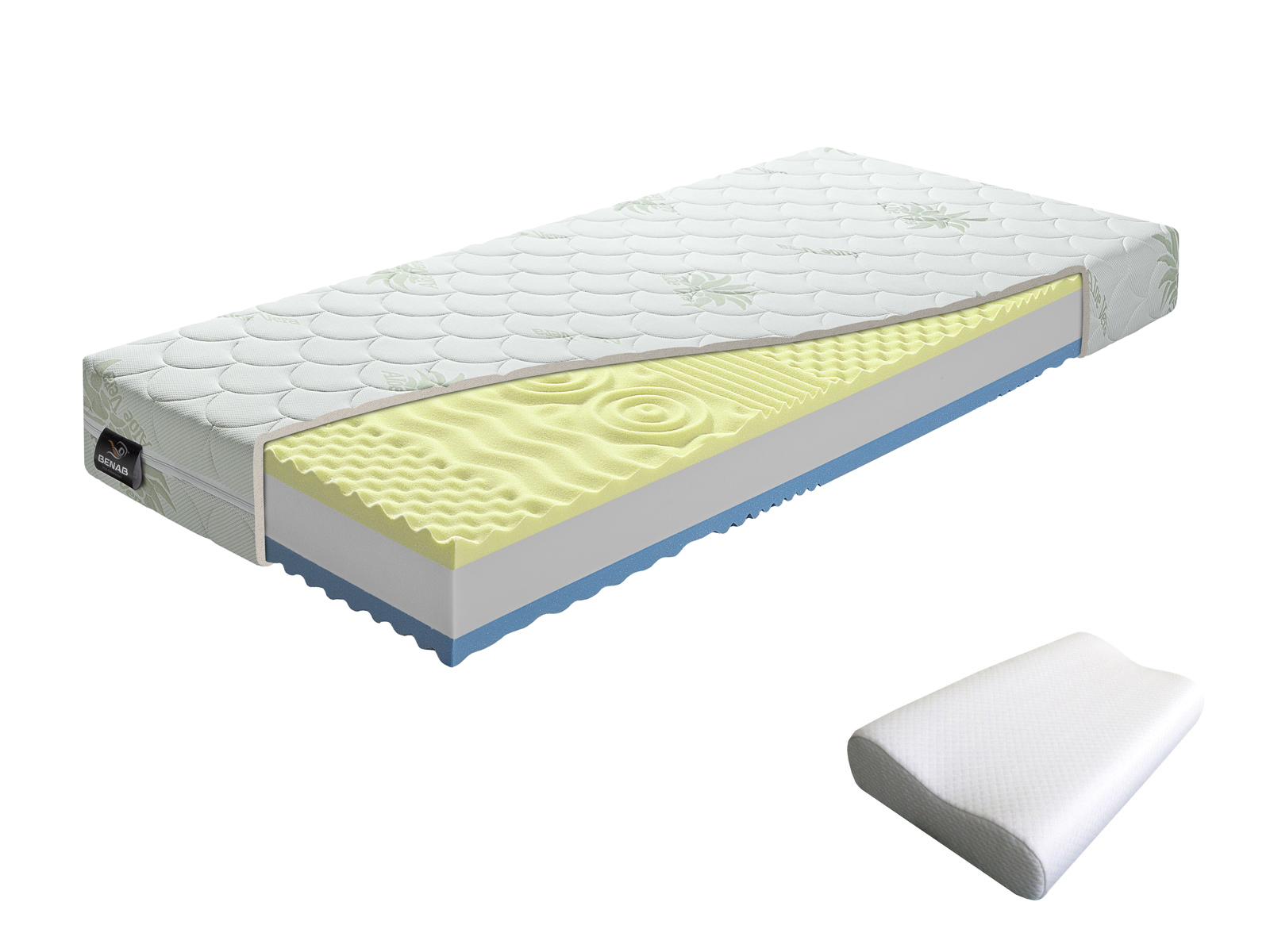 Penový matrac Benab Visco Plus 200x90 cm (T3/T4) *vankúš zadarmo