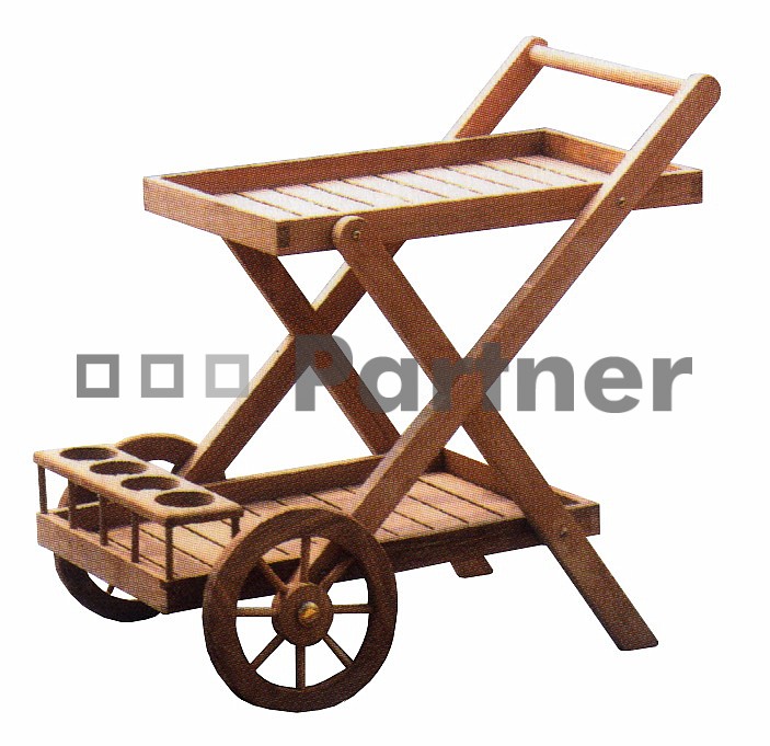 Záhradný servírovací stolík Coctail (Teak)