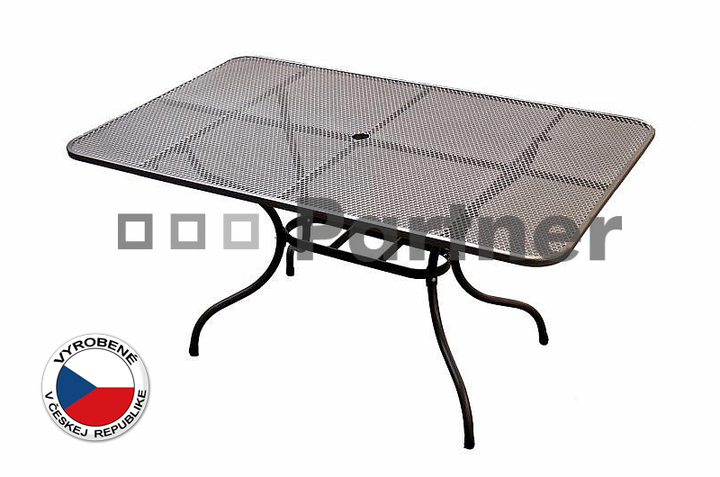 Záhradný stôl 190 x 105 cm (kov)