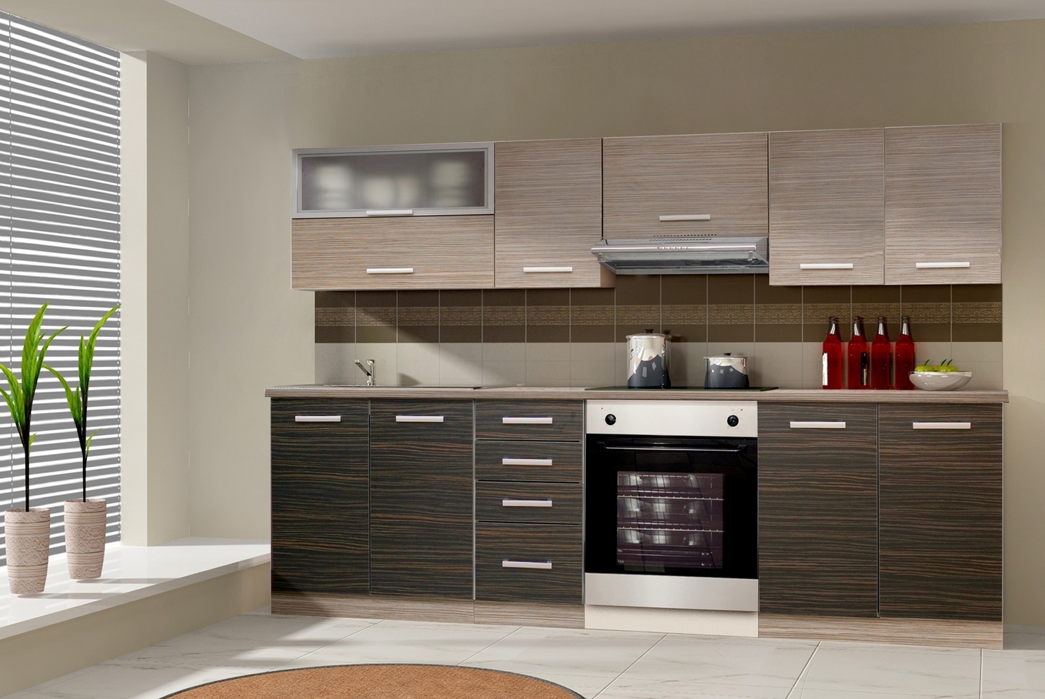 Мебель для кухни двухцветная. Фото кухни двухцветных. Двухцветная кухня. Двухцветные кухонные гарнитуры. Коричневая глянцевая кухня.