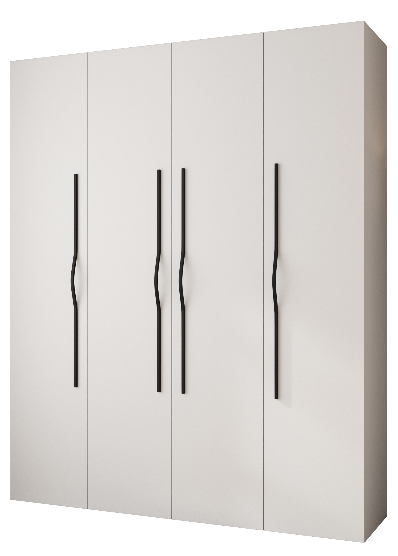 Šatníková skriňa 200 cm Carmela 50-2 (biela + čierna)