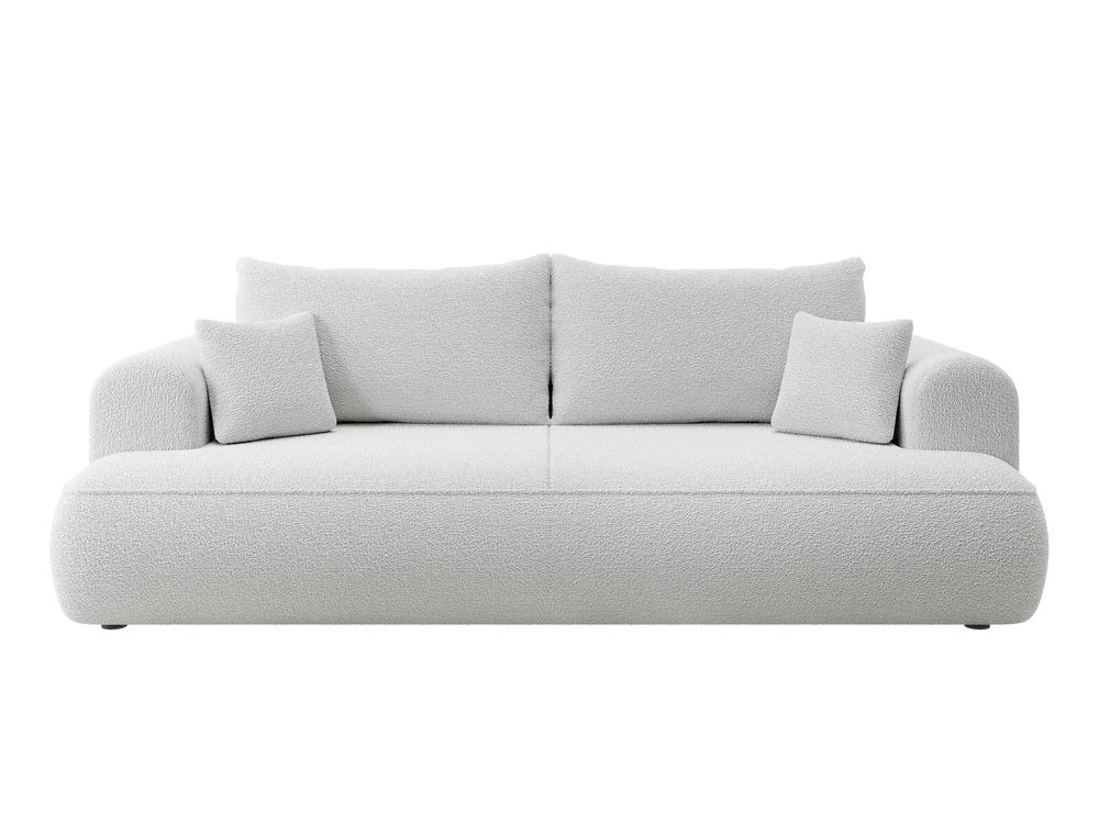 Pohovka trojsedačka Olivo S (svetlosivá + čierna)