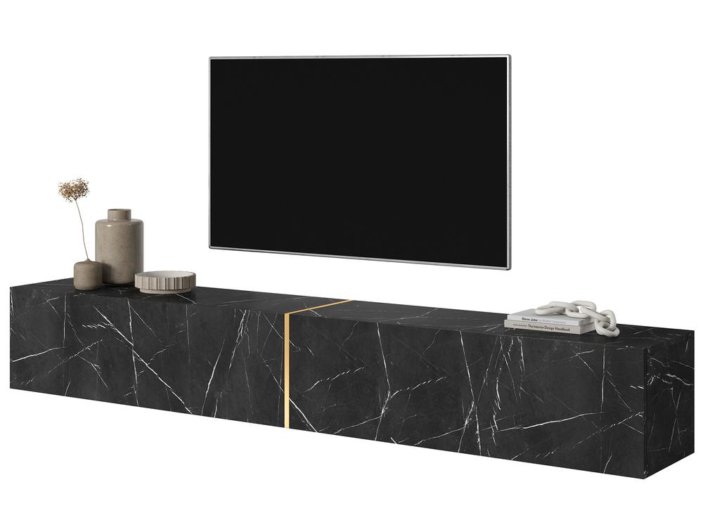 TV skrinka/stolík Bakira 200 (čierny mramor)