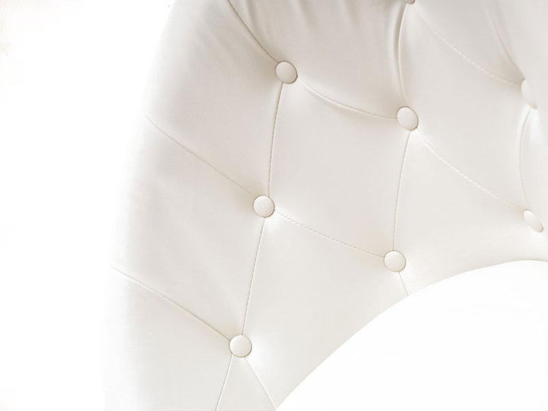 Kreslo Lush 3 (biela + čierna) *výpredaj