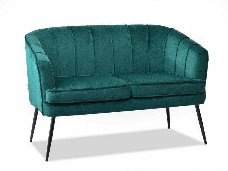 Pohovka Etimee S (zelená + čierna)