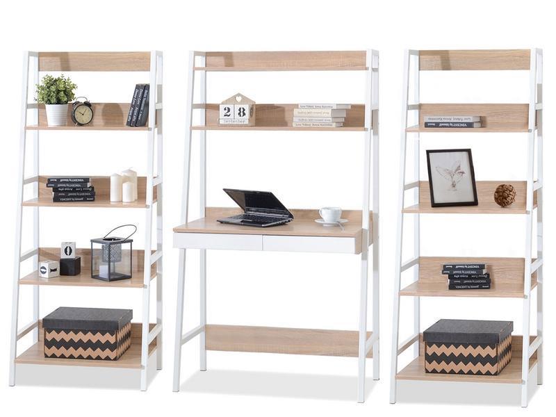 Pracovňa Boge Z (dub biely + biela)