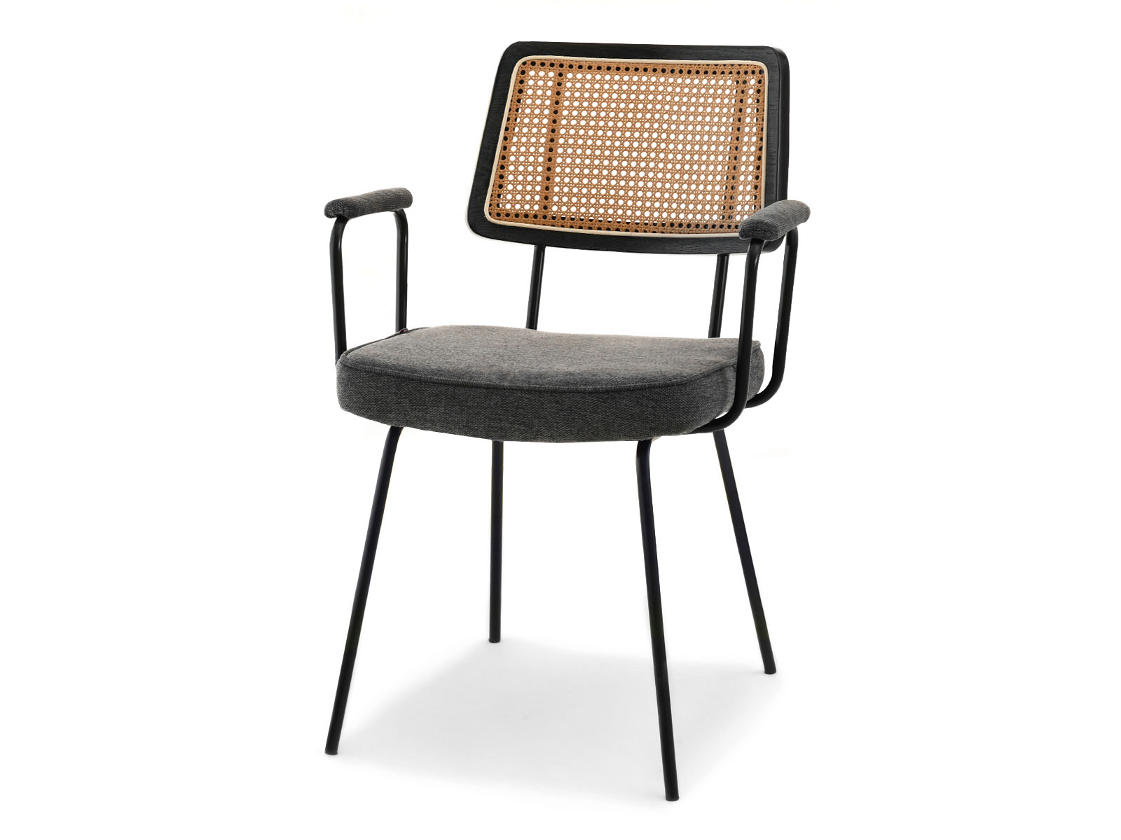 Stolička Cleo (grafit + čierna)