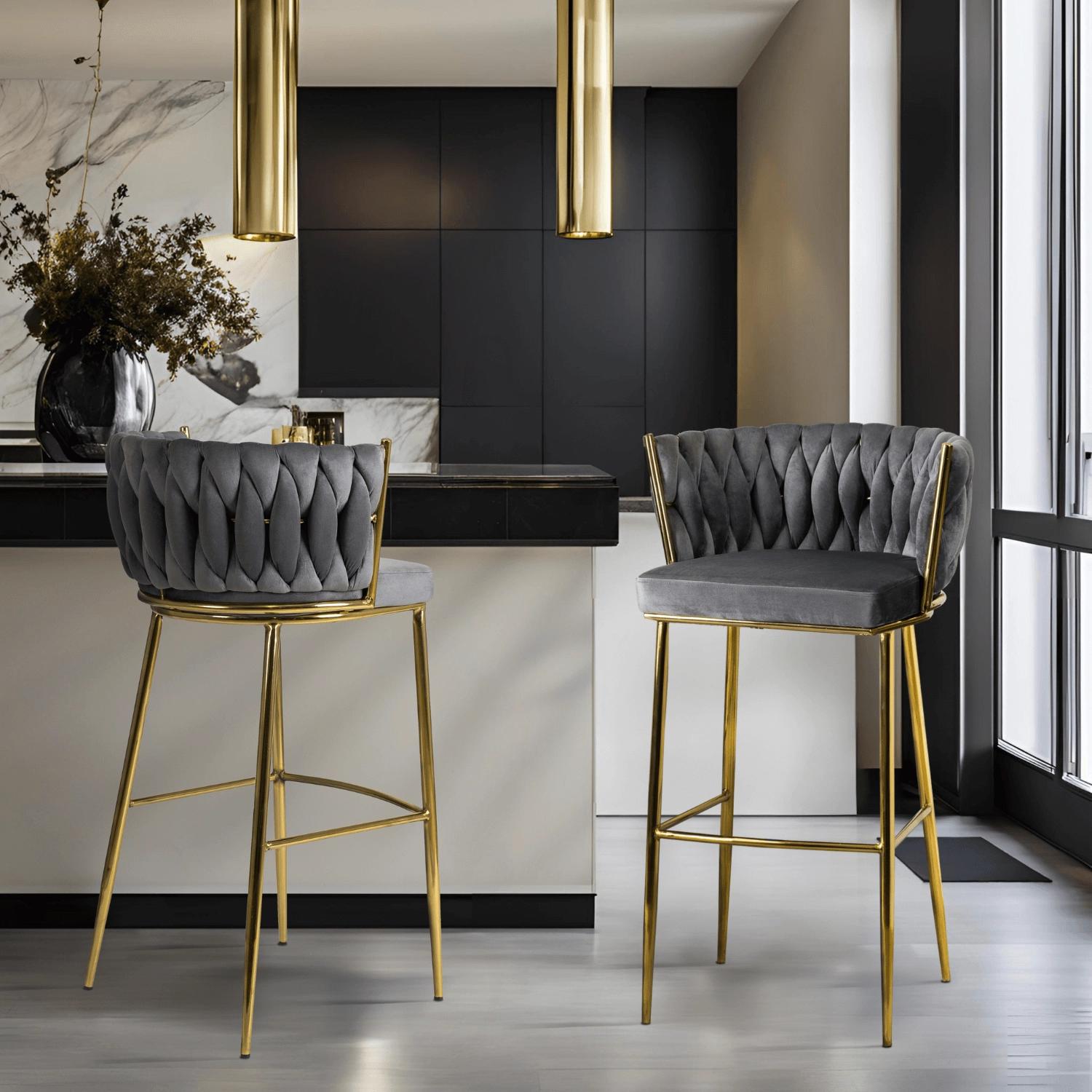 Barová stolička Frenar 2 (sivá)