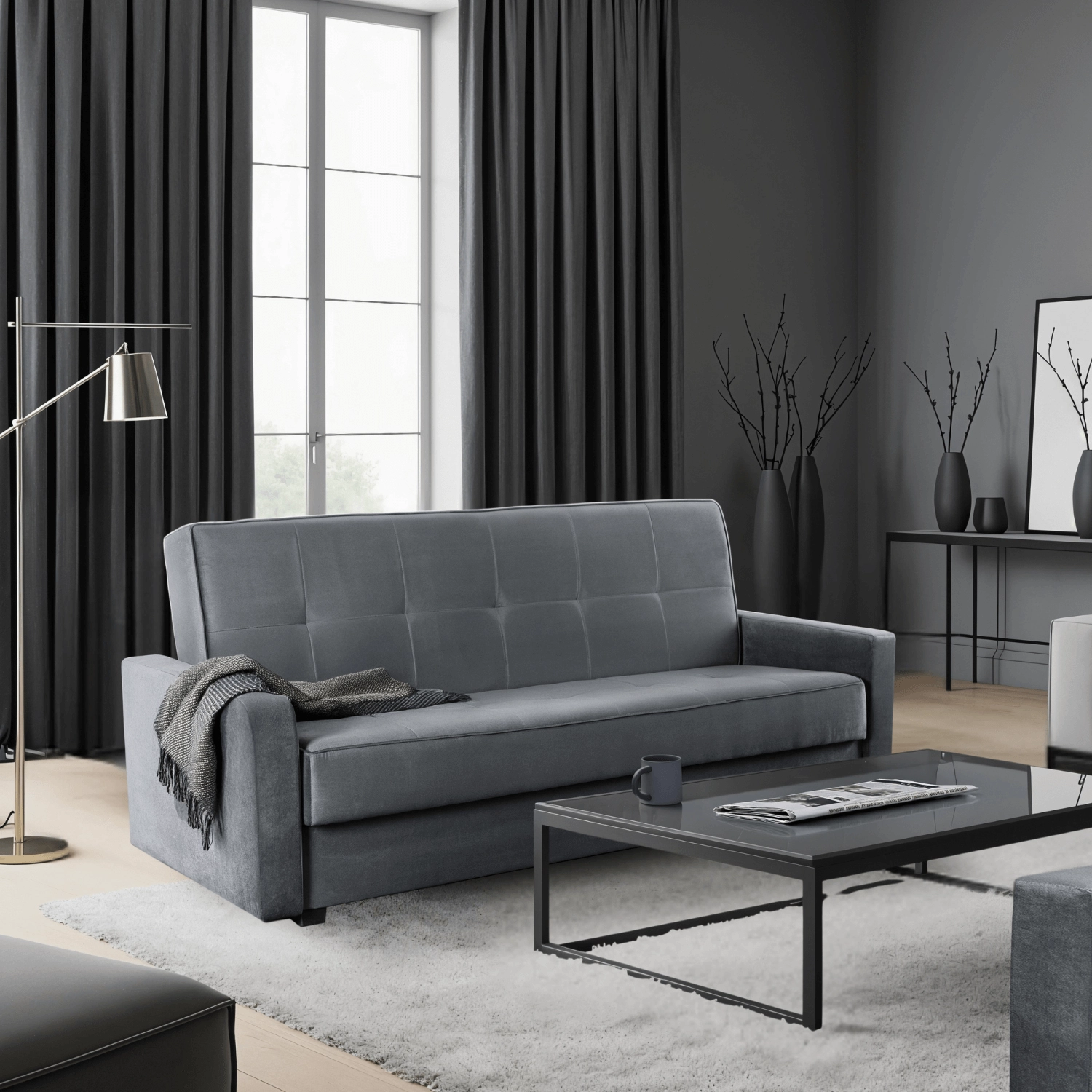 Pohovka Alinca (sivá)