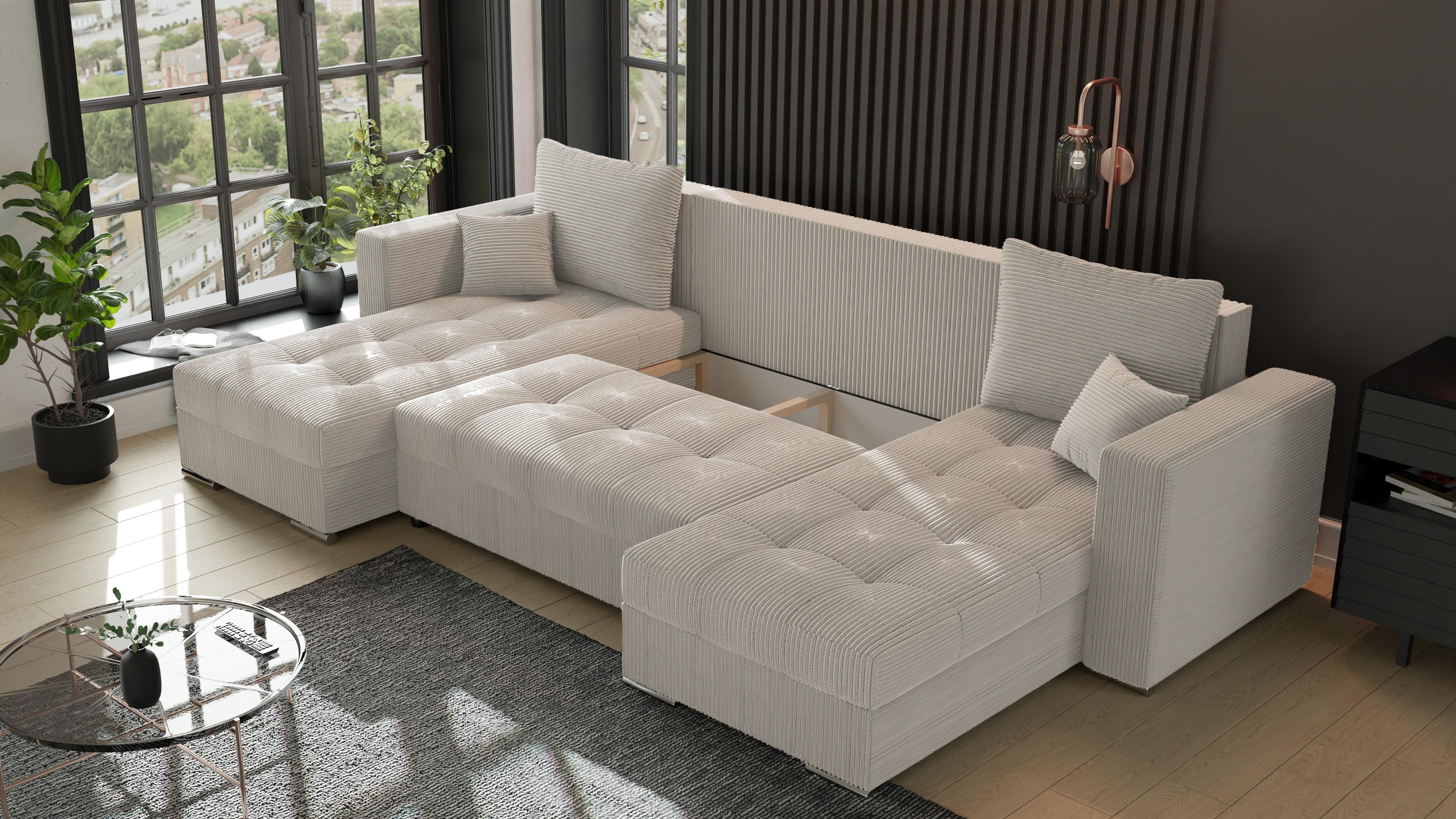 Rohová sedačka Josie U (béžová)