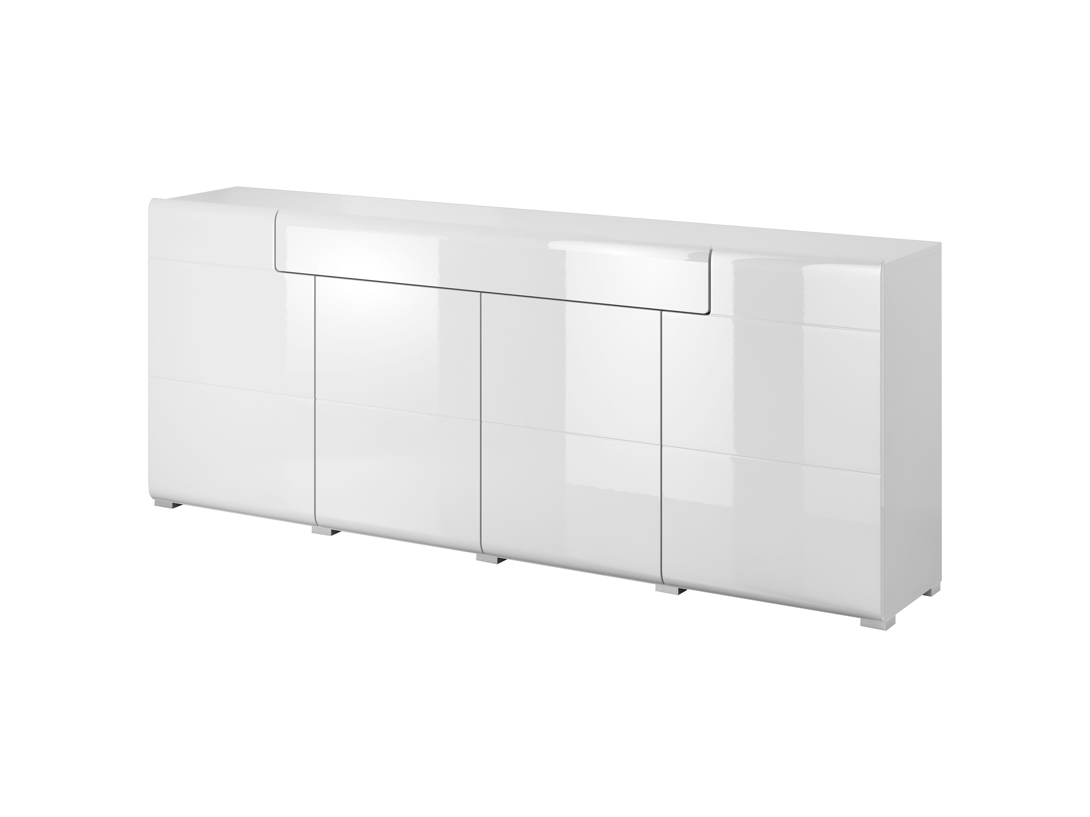 Komoda Tamie Typ 25 (biela + lesk biely)