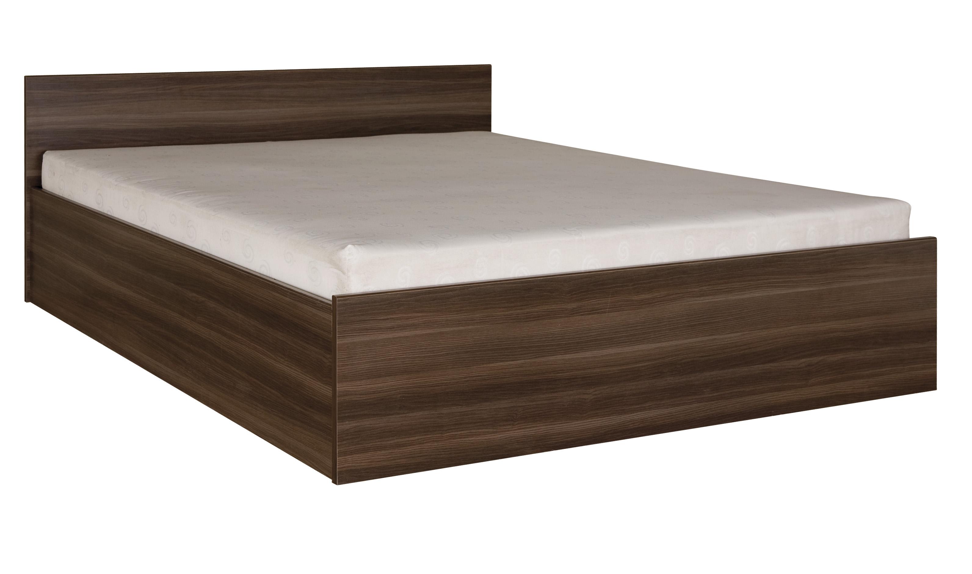 Jednolôžková posteľ 90 cm Irvine I23 (jaseň tmavý) (s matracom a roštom)
