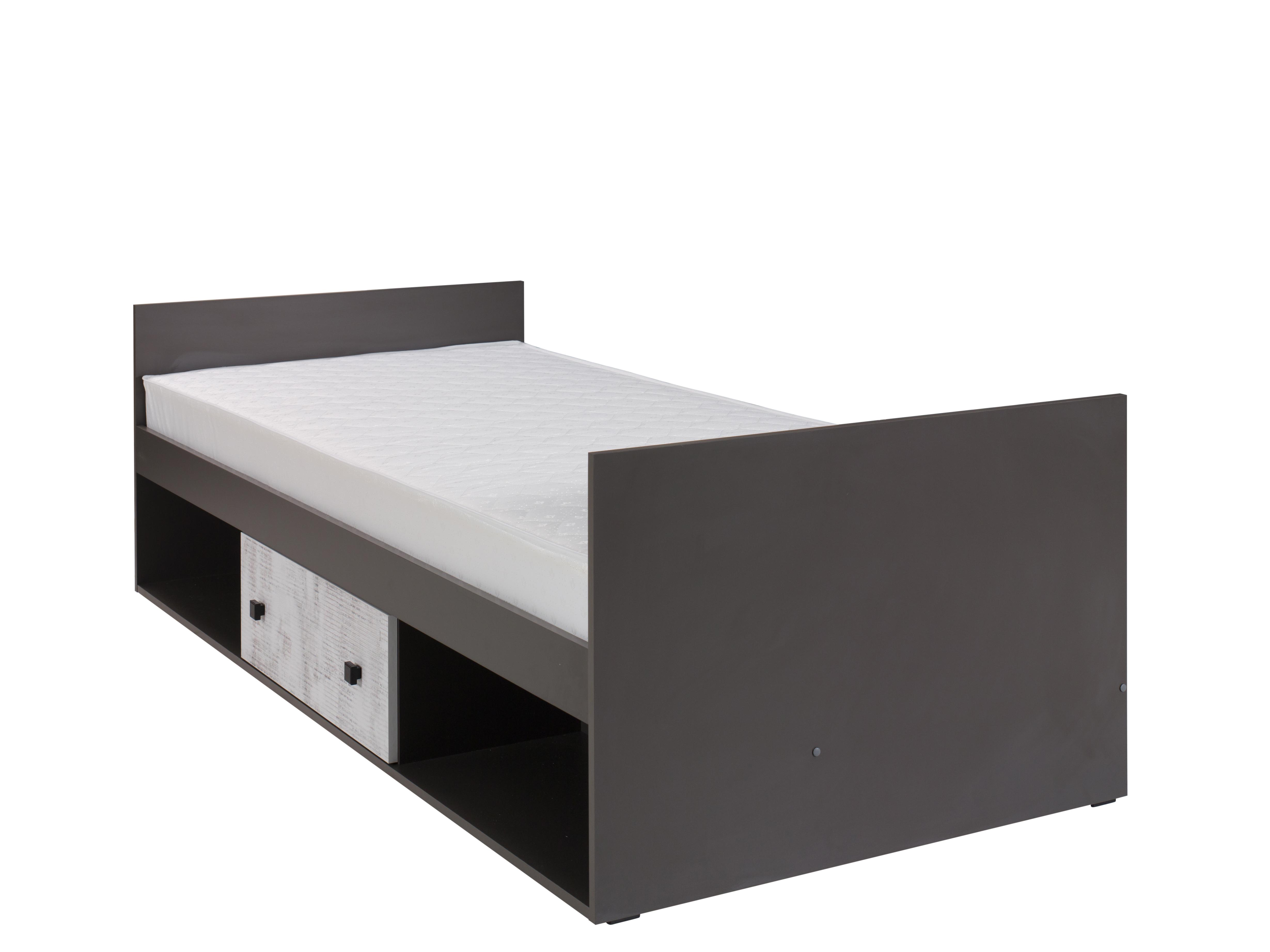 Jednolôžková posteľ 90 cm Torton T20 (s roštom, matracom a úl. priestorom)