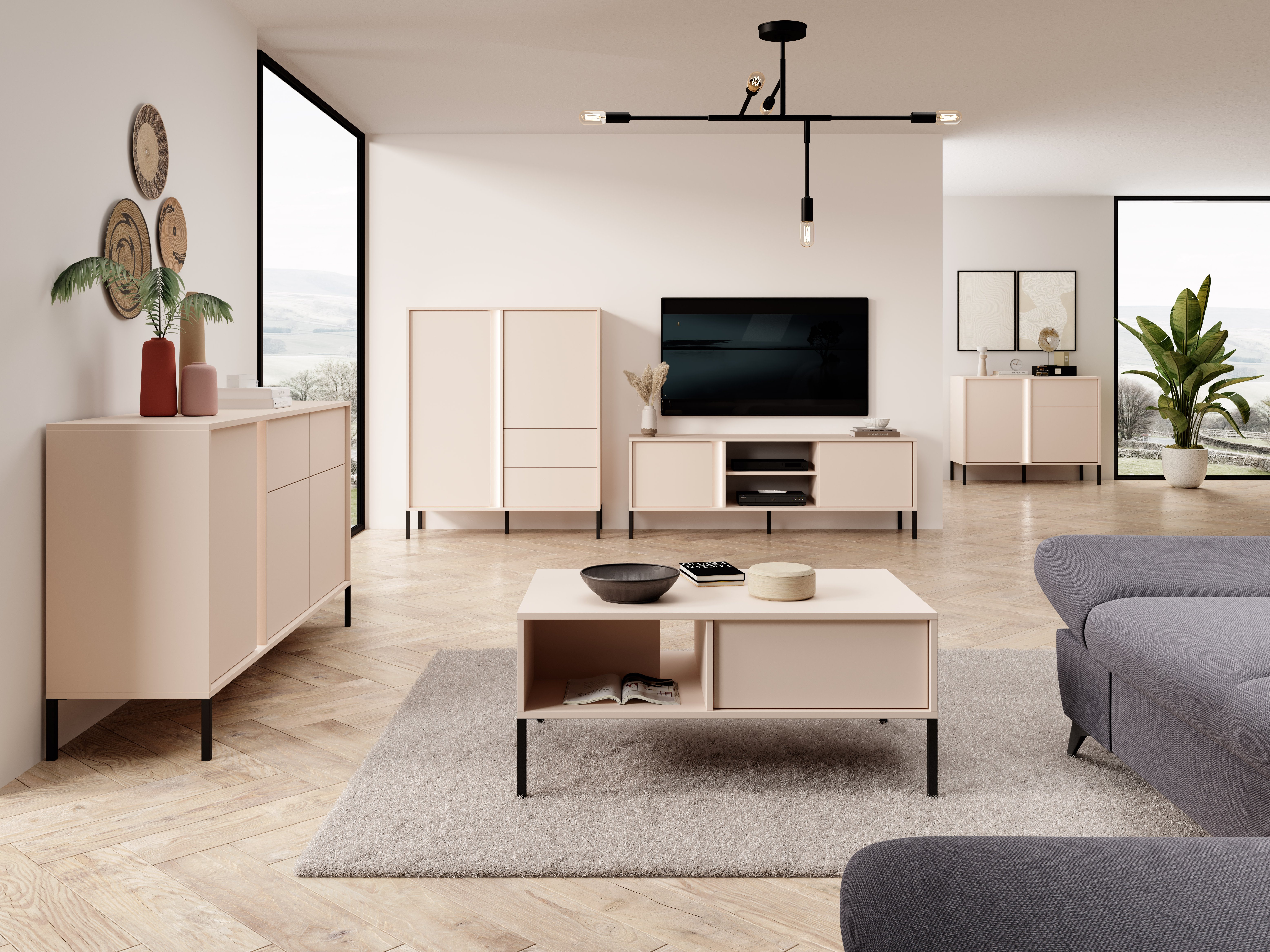 Skrinka Danton 4D (béžová)