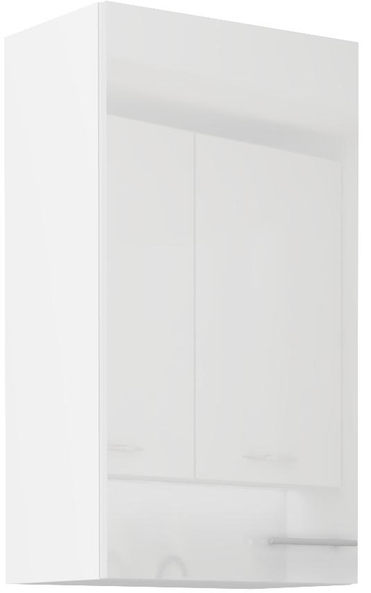 Horná kuchynská skrinka Lavera 50 G-90 1F (korpus: biela + front: lesk biely)