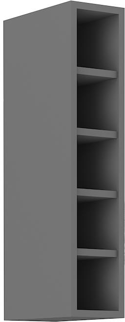 Horný kuchynský regál Nesia 15 G-72 OTW (korpus: antracit + front: antracit)