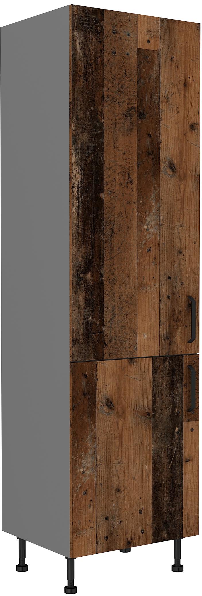 Potravinová skrinka pre chladničku Oldie 60 LO 215 2F (korpus: antracit + front: old style)