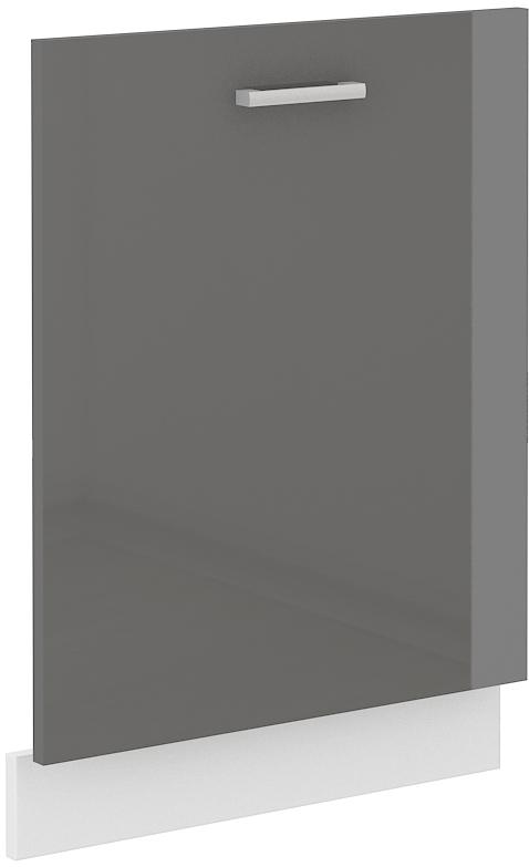 Dvierka na umývačku riadu Saria ZM 713x596 (biela + lesk sivý)