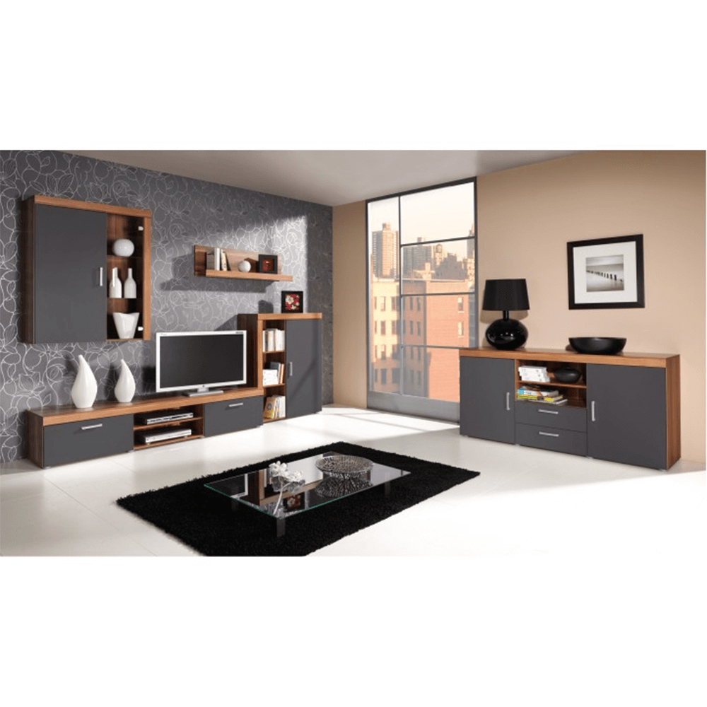 Závesná polica Chamina 6 (slivka)