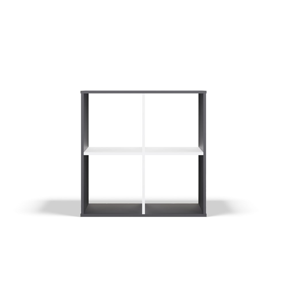 Regál Metros 2 (antracit + biela)
