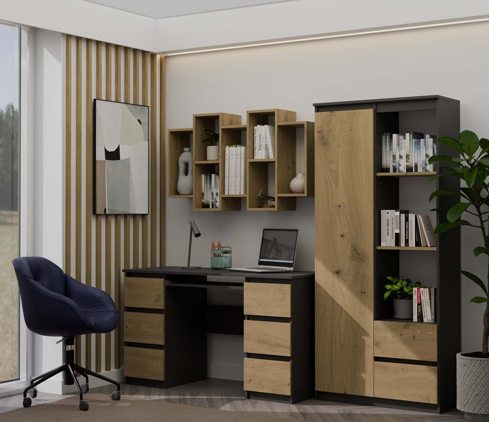 Nástenná polica Batiscafo 1 (dub artisan)