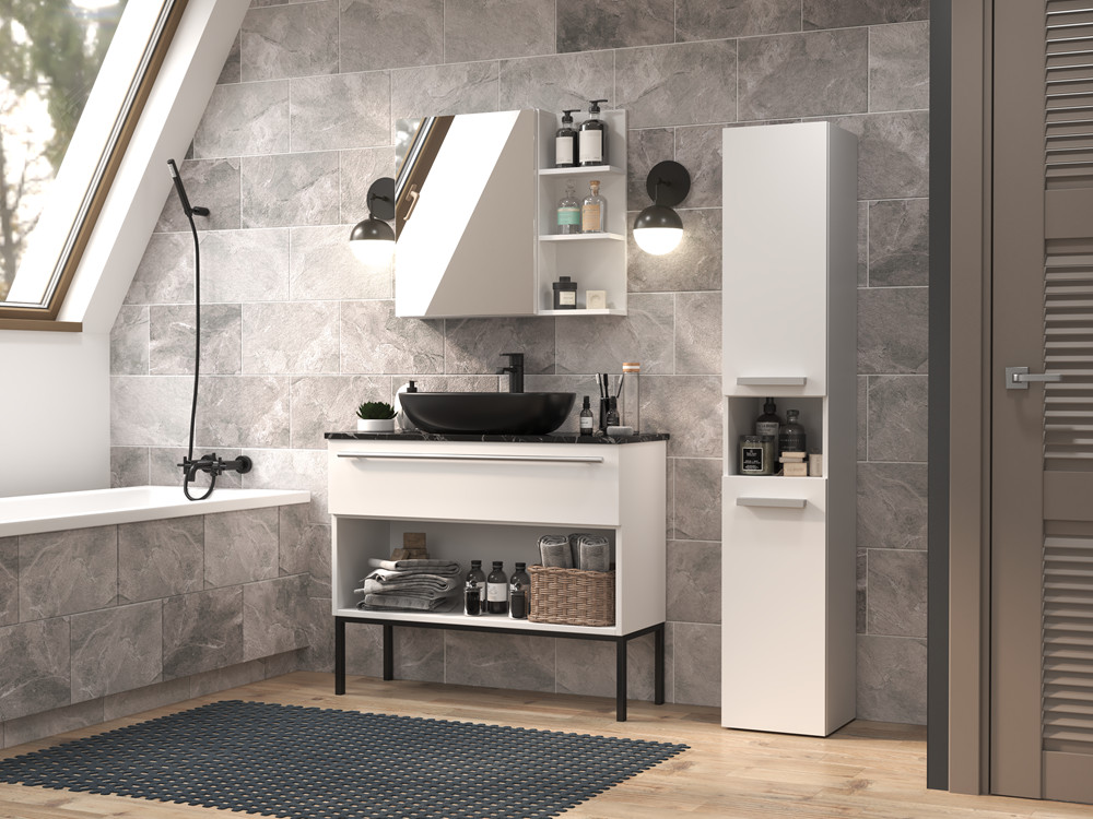 Kúpeľňová skrinka Neltossa 12 (biela)