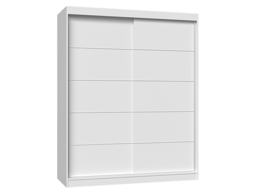 Šatníková skriňa s posuvnými dverami Igatossa 160 B (biela)