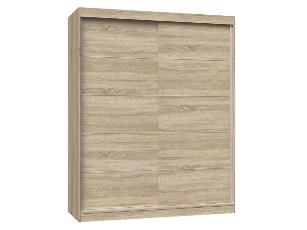Šatníková skriňa s posuvnými dverami Igatossa 160 B (dub sonoma)