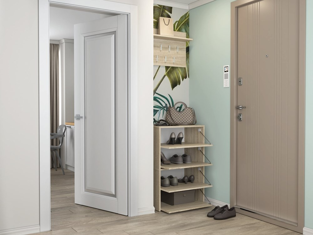 Botník (skrinka na topánky) Metido 2 (dub sonoma)