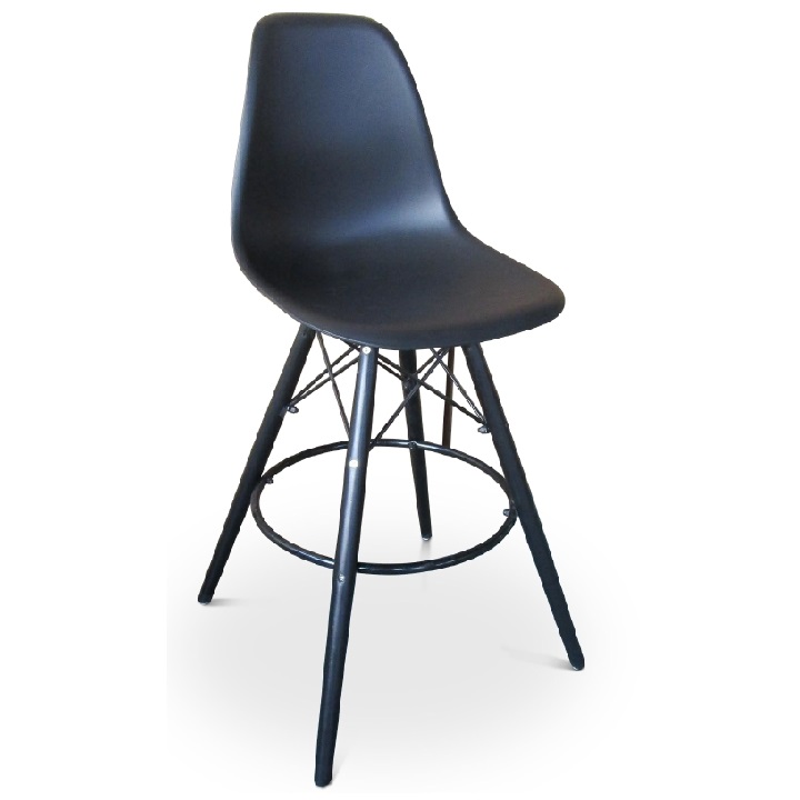 Barová stolička Carbry (čierna)