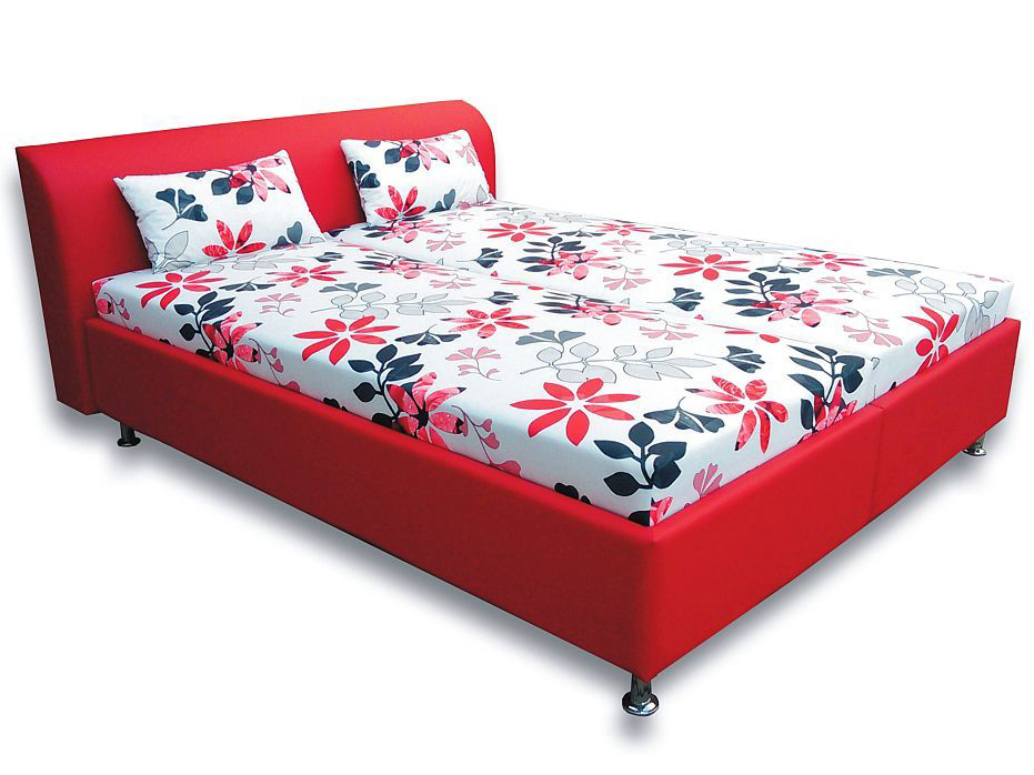 Manželská posteľ 160 cm Rita 1 (s penovými matracmi)