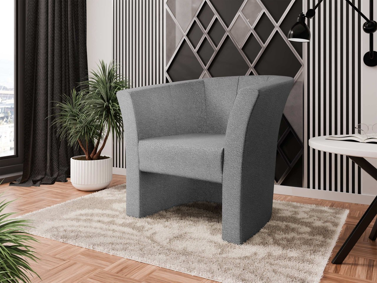 Kreslo Kerkar (sivá) *bazár