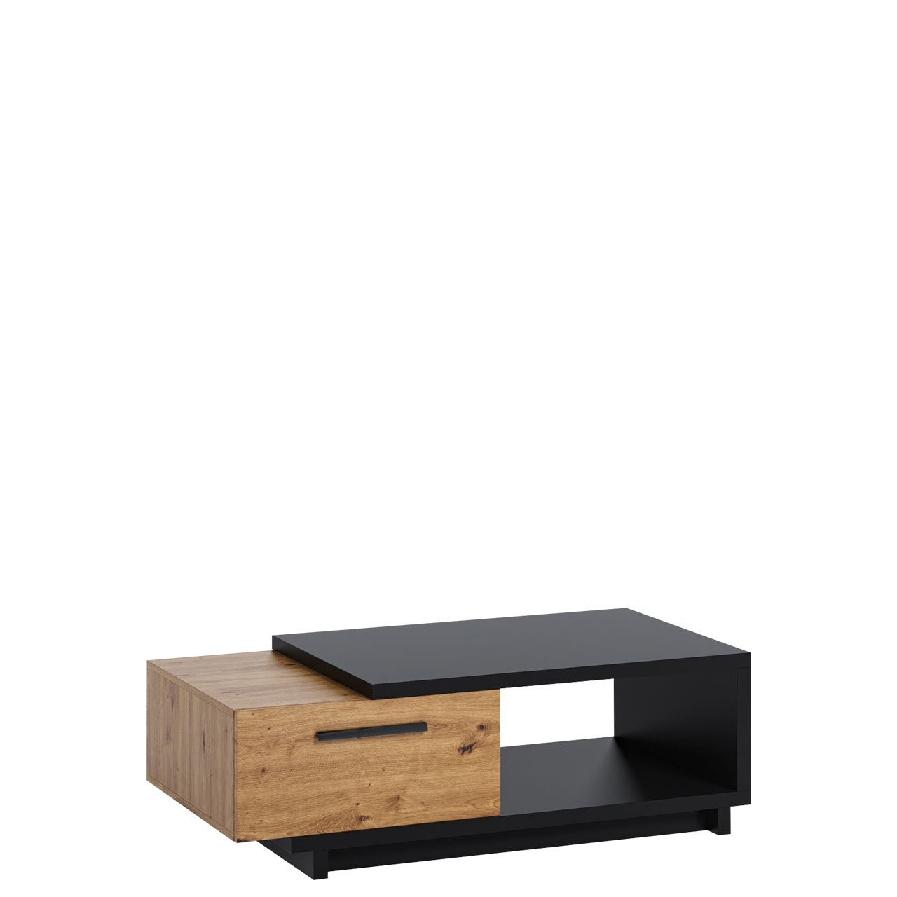 Konferenčný stolík Marisol MS4 (dub artisan + čierna)