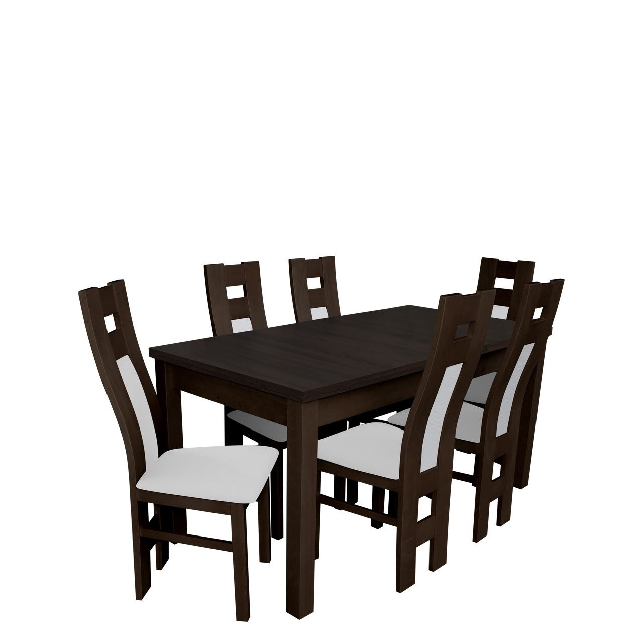 Jedálenský set (pre 6 osôb) Retro RK18 (orech + biela)