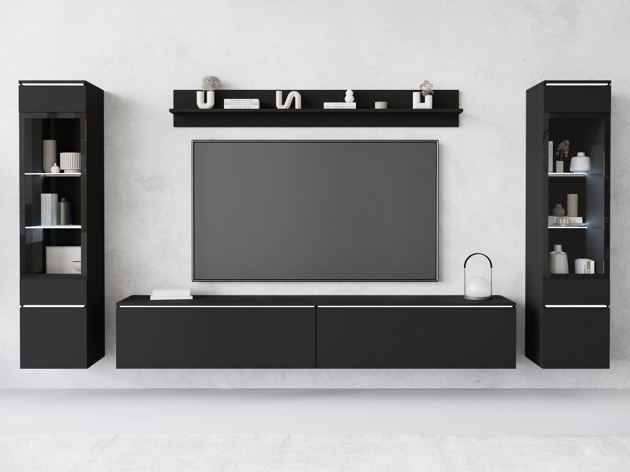 Nábytok do obývacej izby Selwyn II (grafit)