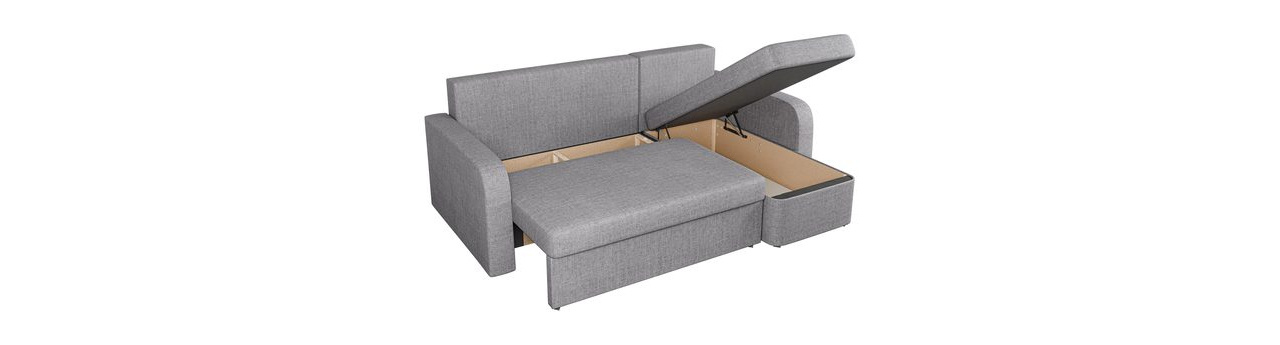 Rohová sedacia súprava Ferlu (sivá) *bazár