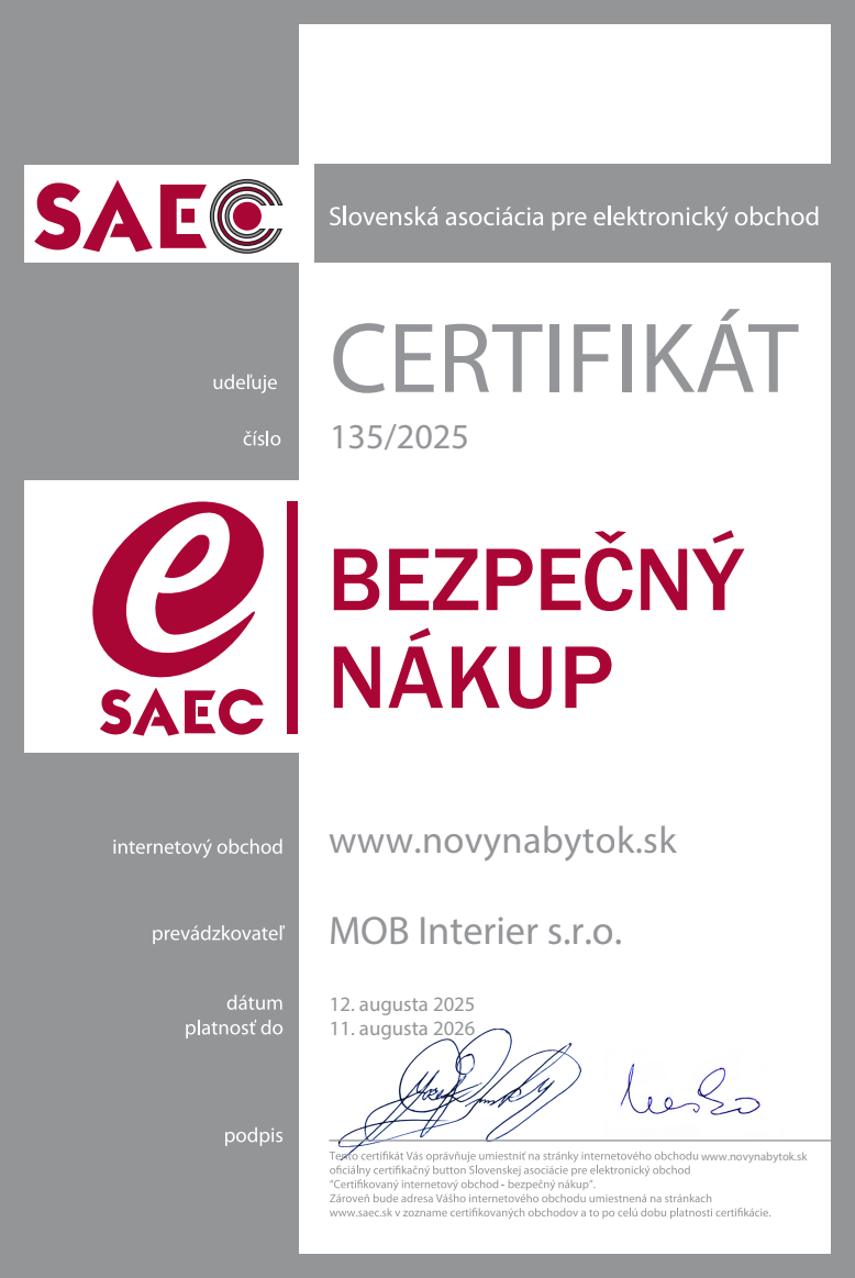 saec bezpečný nákup novýnábytok.sk